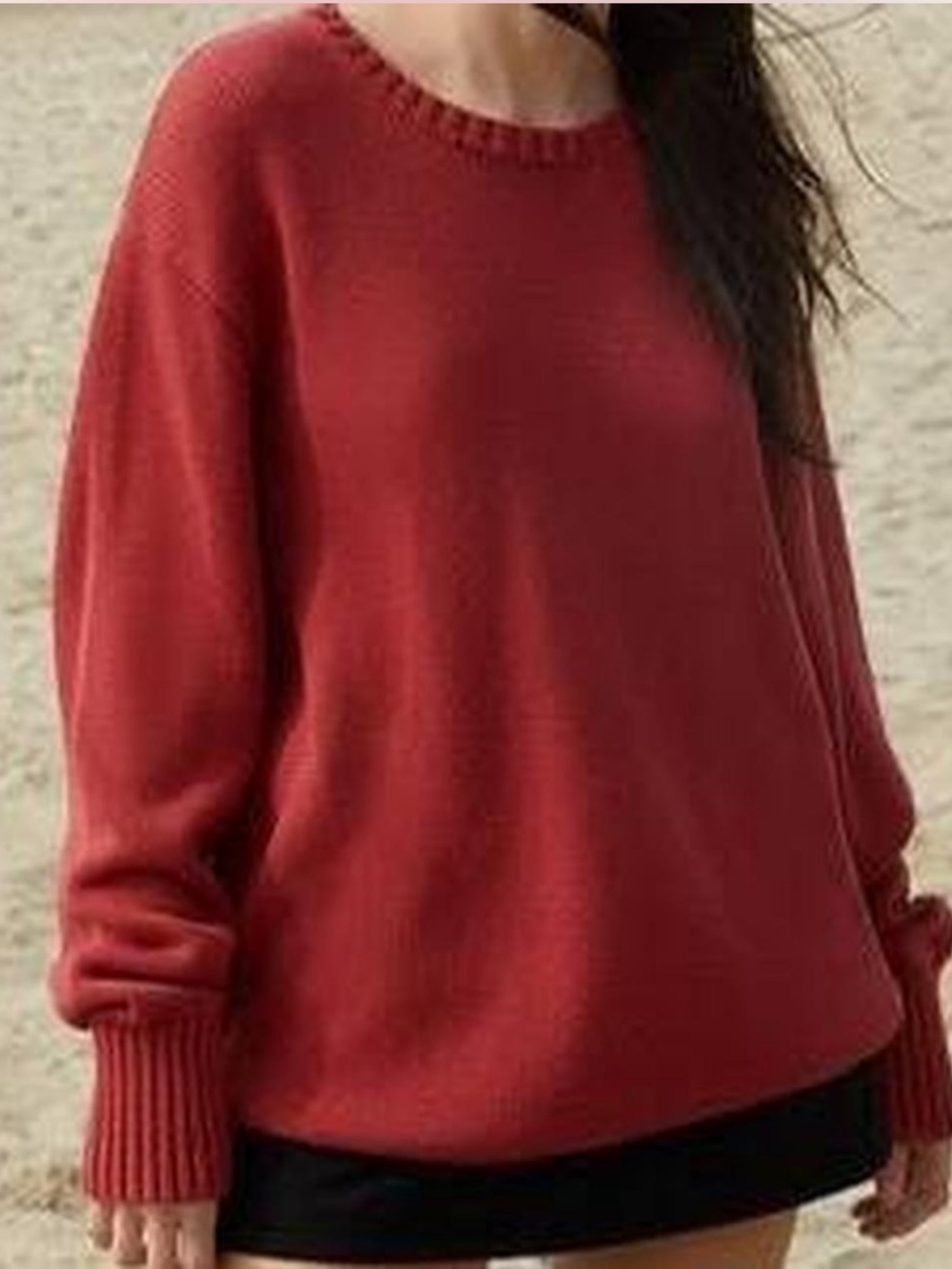 Brandy Melville Brianna sweater red